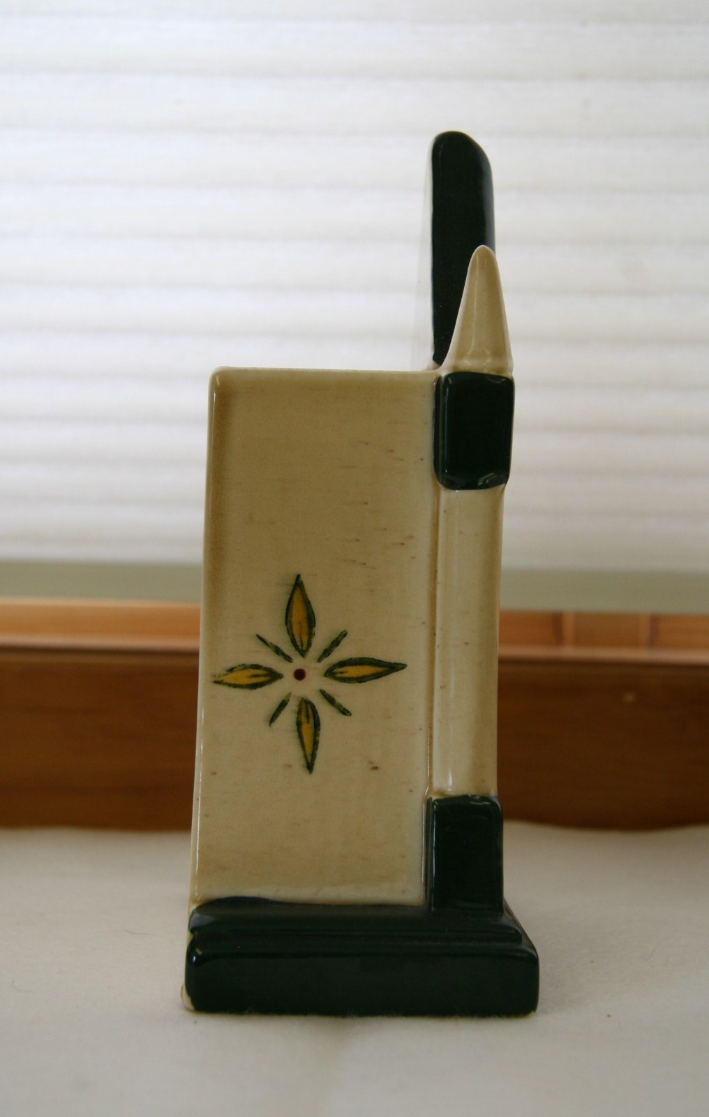 STEEPLE WALL CLOCK POCKET~Metlox Poppytail~Vintage~Rooster