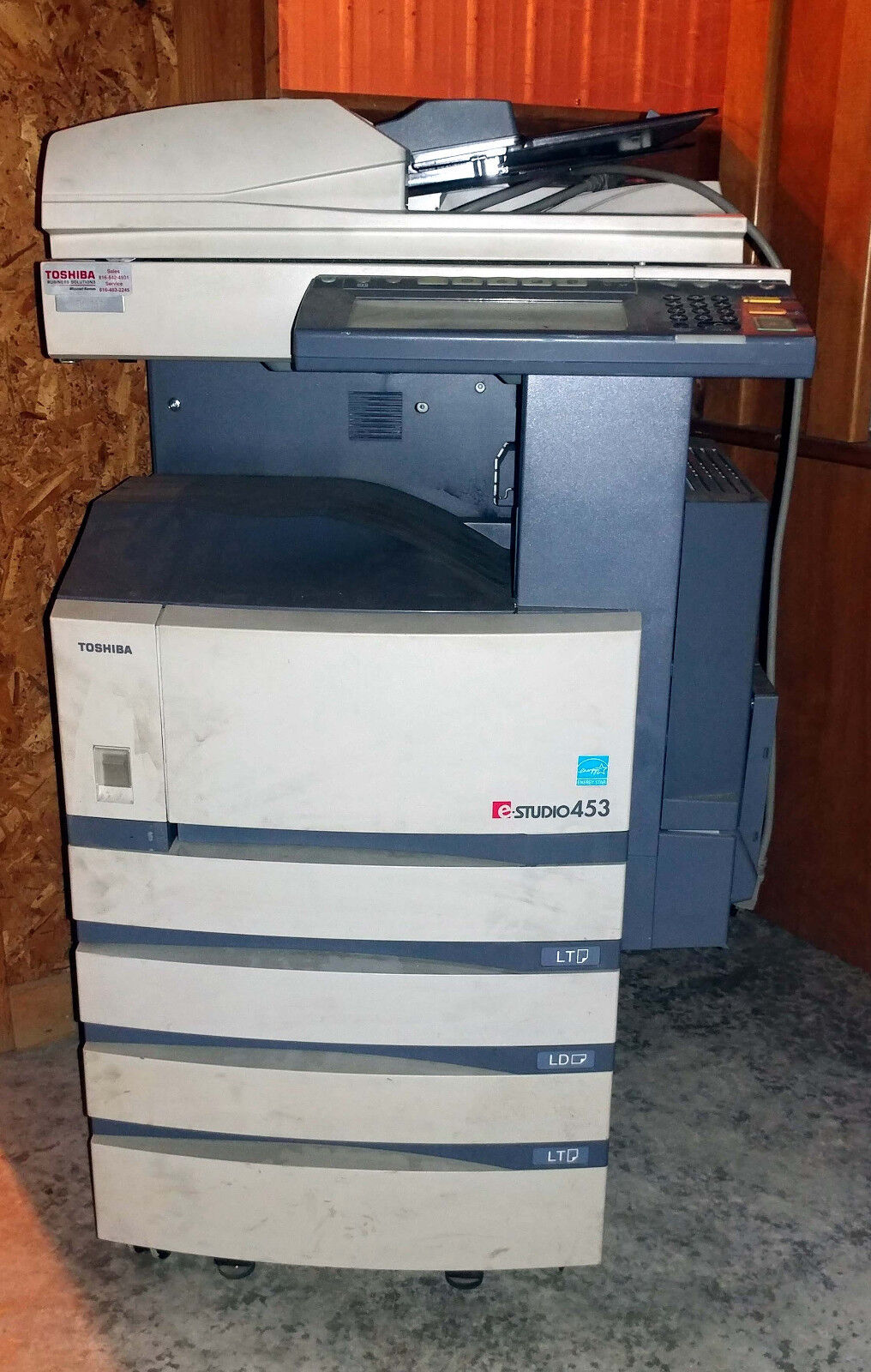 1 USED TOSHIBA E-STUDIO 453 MULTIFUNCTIONAL DIGITAL STSTEMS 1 USED TOSHIBA E-STUDIO 453 MULTIFUNCTIONAL DIGITAL STSTEMS