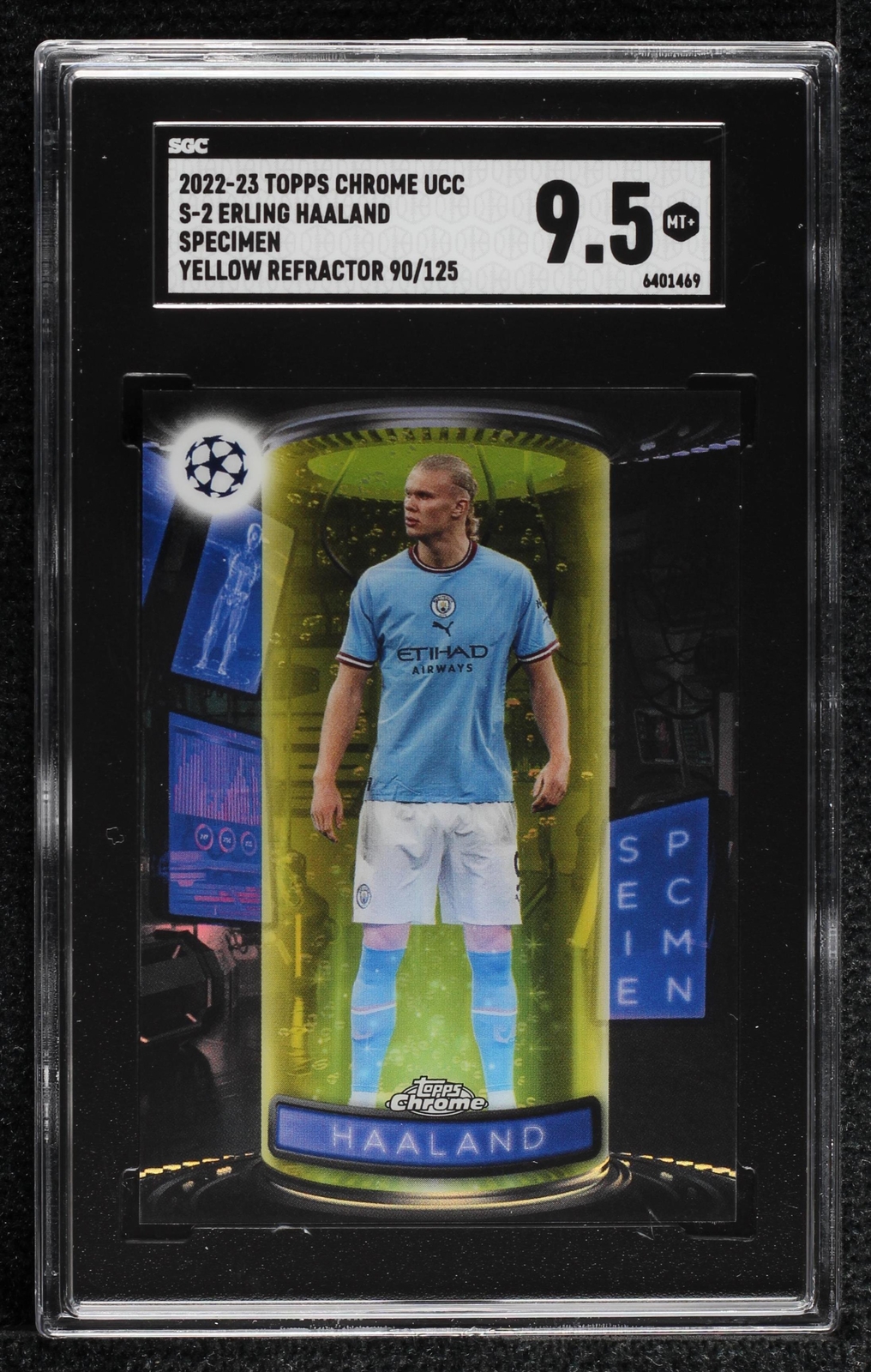 2022-23 Topps Chrome UEFA Club Competitions Erling Haaland #S-2