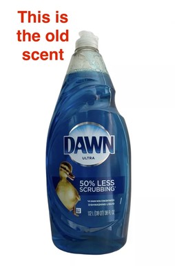 Dawn Ultra Dish Soap Dishwashing Liquid, Blue, Original OLD SCENT, 38oz