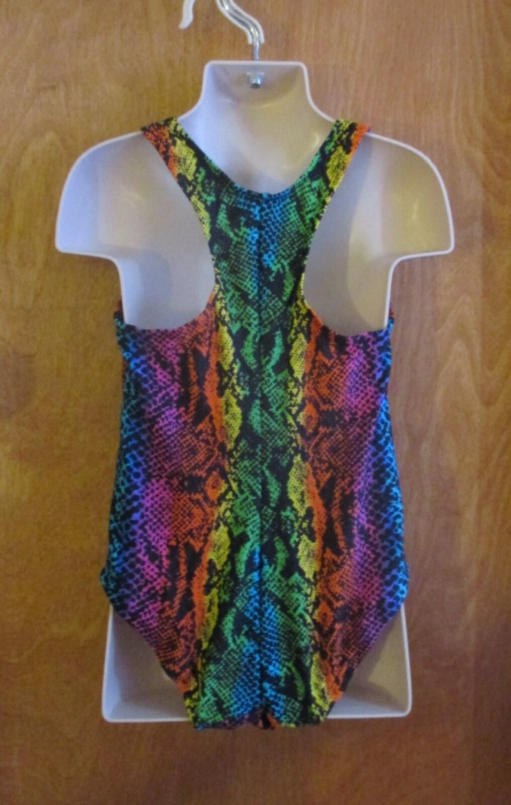 Child’s 1-Pc Swimsuit, Rainbow Snakeskin Child Small