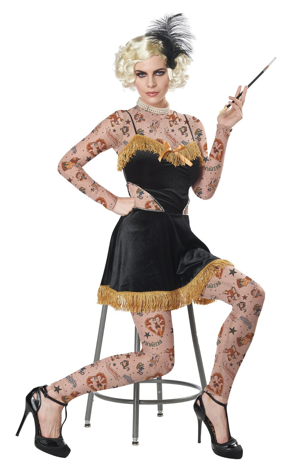 Tattooed Lady Adult Costume Tattooed Lady Adult Costume