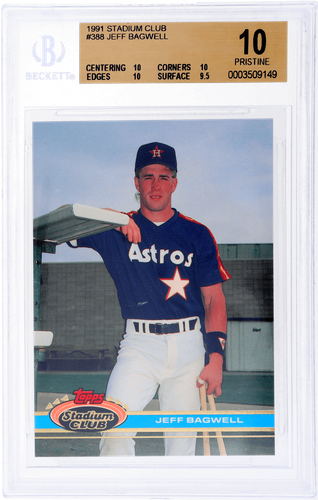 その他 1991 ULTRA UPDATE JEFF BAGWELL BGS GEM 1991 Fleer Ultra Update Factory Set Jeff Bagwell BGS 9.5 GEM