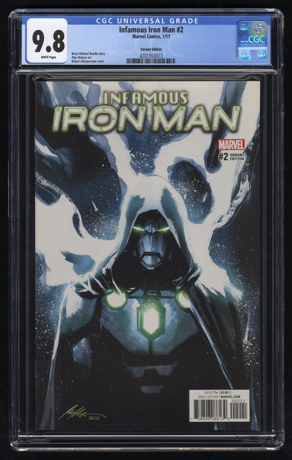 Infamous Iron Man #2 2017 Marvel CGC 9.8 ~ Albuquerque 1:25