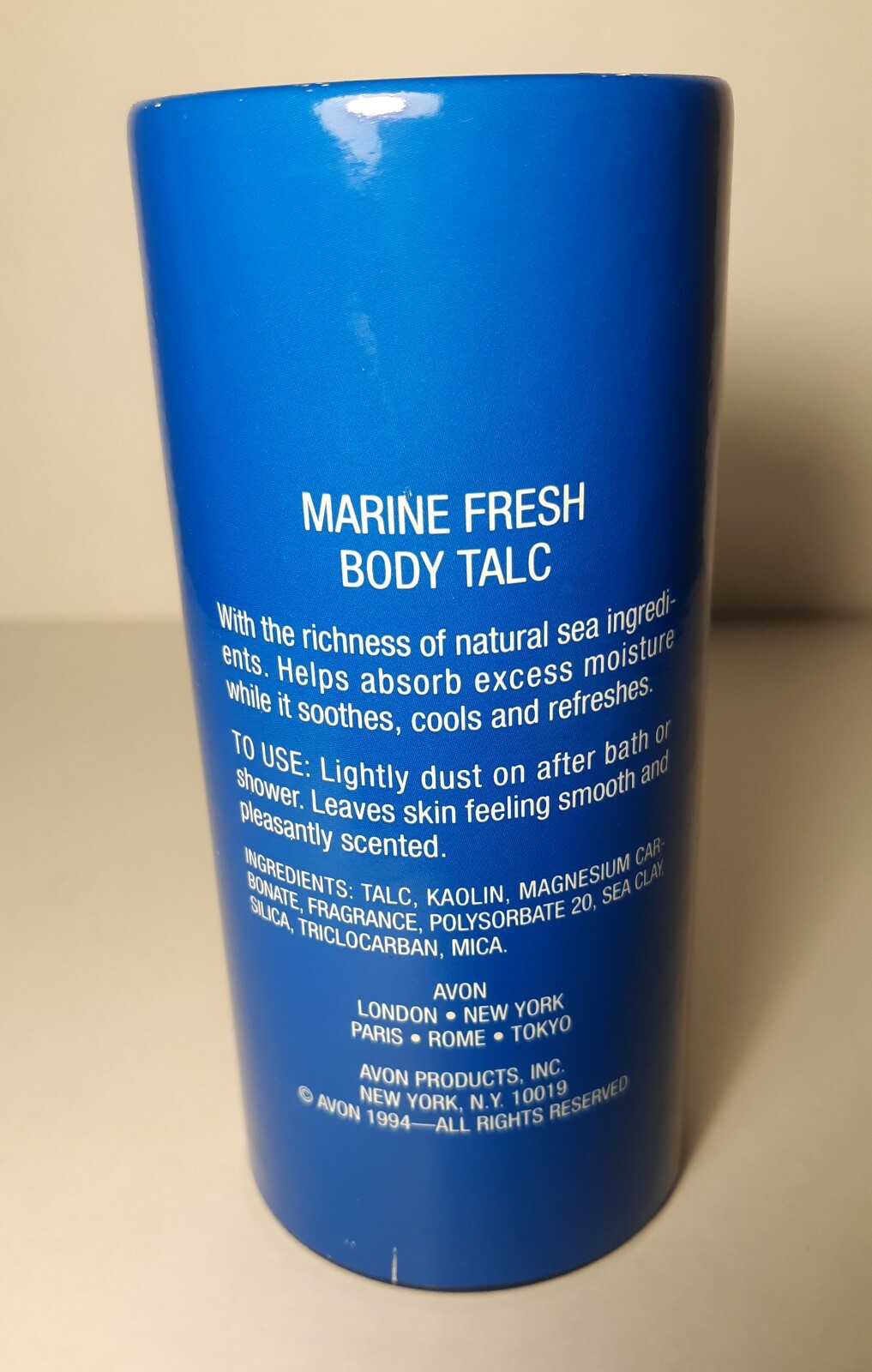 AVON * SEAZONE * Men's Talc * 3.5 oz * Vintage * Body Powder * Unused