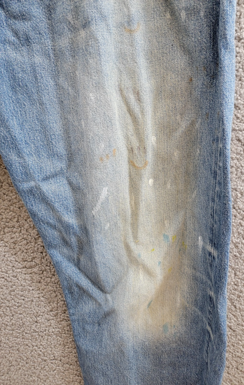 Polo Ralph Lauren Heritage Straight-Fit Distressed Jeans Men's 38x32 Habana~ - Picture 17 of 22