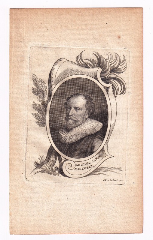 Portrait Xviiie Michiel Jansz. Van Mierevelt 1762 Peintre Peinture Pays Bas