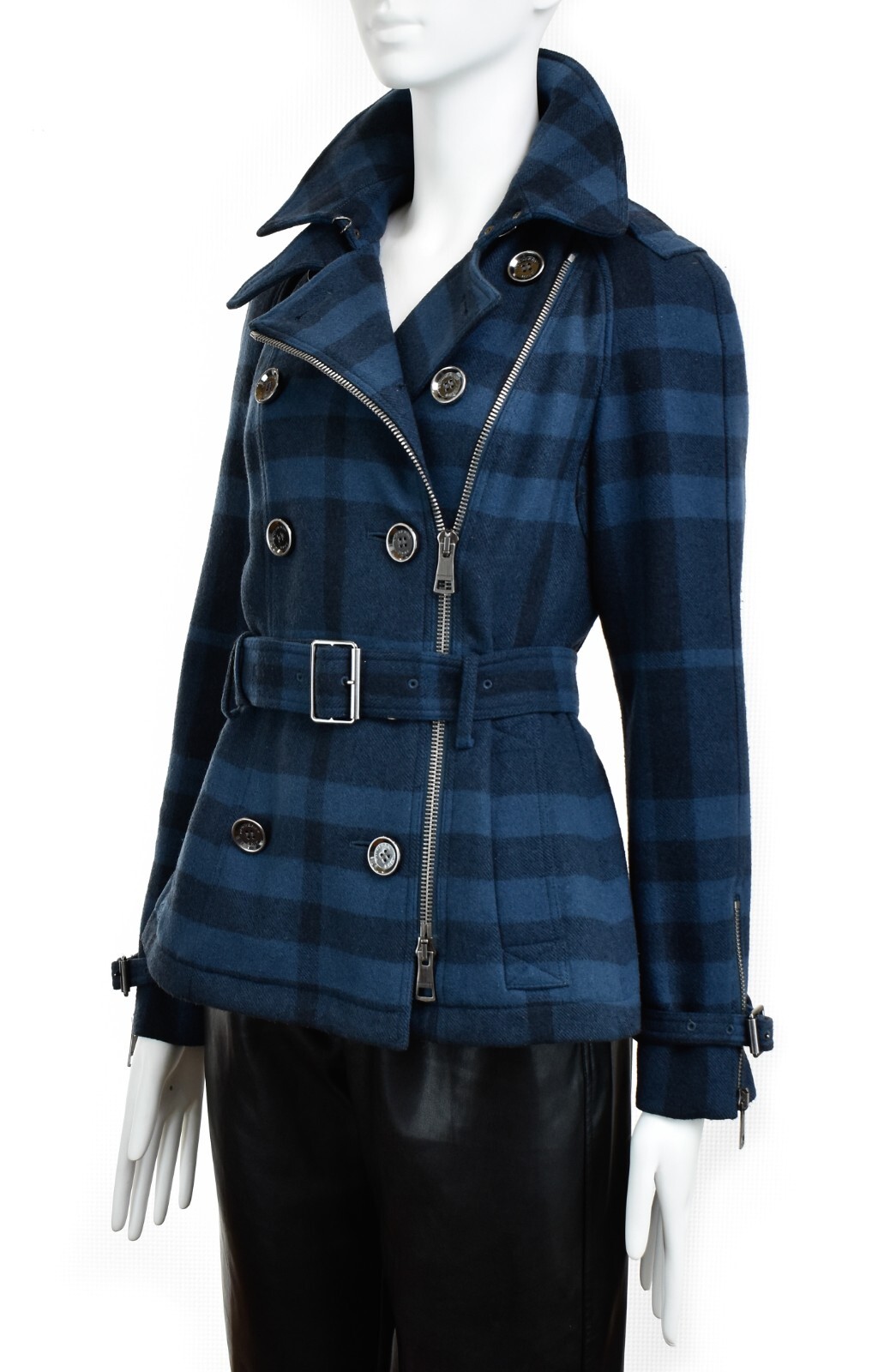 ジャケット・アウター WOOL CHECK TRENCH COAT Check Trench Coat Check Online | Zimmermann