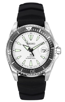 Pre-owned Seiko Prospex Shogun Titanium White Dial Automatic Spb191j1 Diver Mens Watch