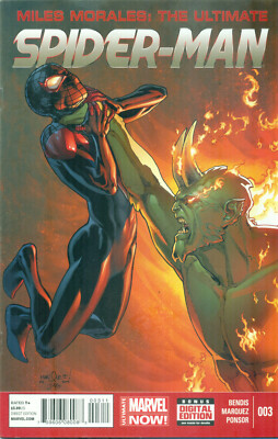 Miles Morales Ultimate Spider-Man #3 By Bendis Marquez Green