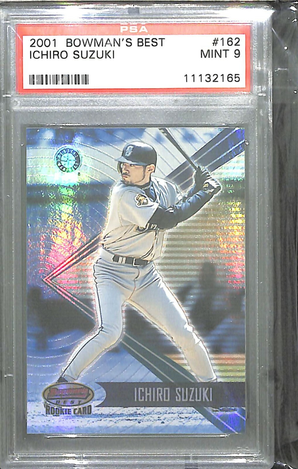 【PSA9 RC】2001 Bowman Ichiro Suzuki イチロー Ichiro 2001 Bowman Chrome Refractor Japanese RC Gem 10 Auto