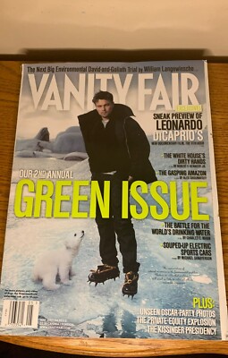 Vanity fair 2nd annual green issue Leonardo Decaprio may 2007 Magazine