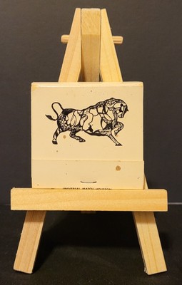 The Black Angus Restaurant Of Houston Texas Vintage Unstruck Matchbook