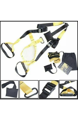 P3 Pro Suspension Trainer Exercise Bodyweight Straps