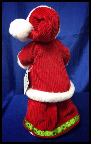 ANNALEE DOLLS CHRISTMAS CORDUROY MRS. SANTA CLAUS 9”