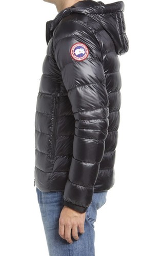 Pre-owned Canada Goose Crofton Water Resistant Packable Quilted Fill Down Jacket Size M In Black