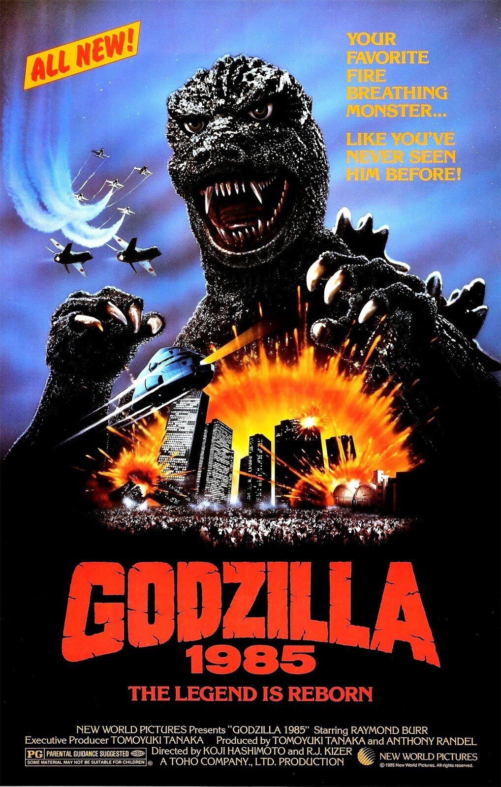 RETURN OF GODZILLA 1984 / 1985 DOUBLE FEATURE - US & JAP