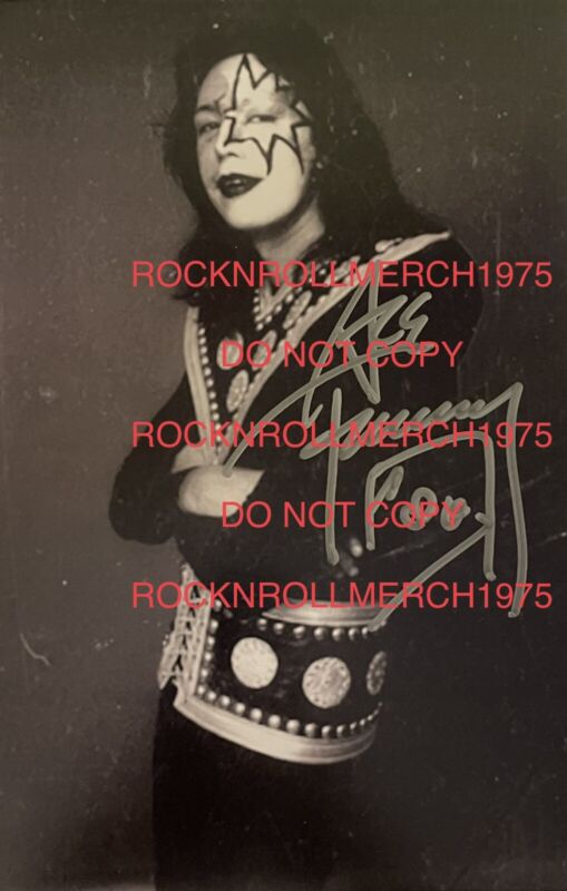 Kiss Ace Frehley Signed Hotter Than Hell 8x12 Photo Reprint