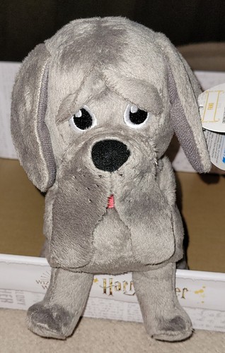Harry Potter Wizarding World Plush Fang Hagrids Dog Stuffed Gray Mastiff 7