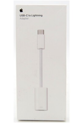 Apple USB-C to Lightning Adapter MUQX3AM/A A2868 for iPhone 15, ipad & Macbook