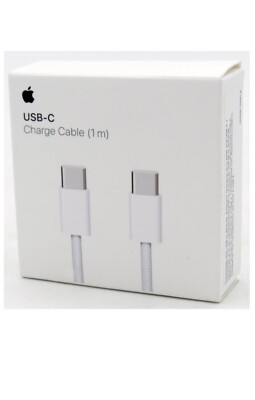 Apple USB-C Charge Cable 1M  3 FT Woven Braided MQKJ3AM/A Original In Retail Box