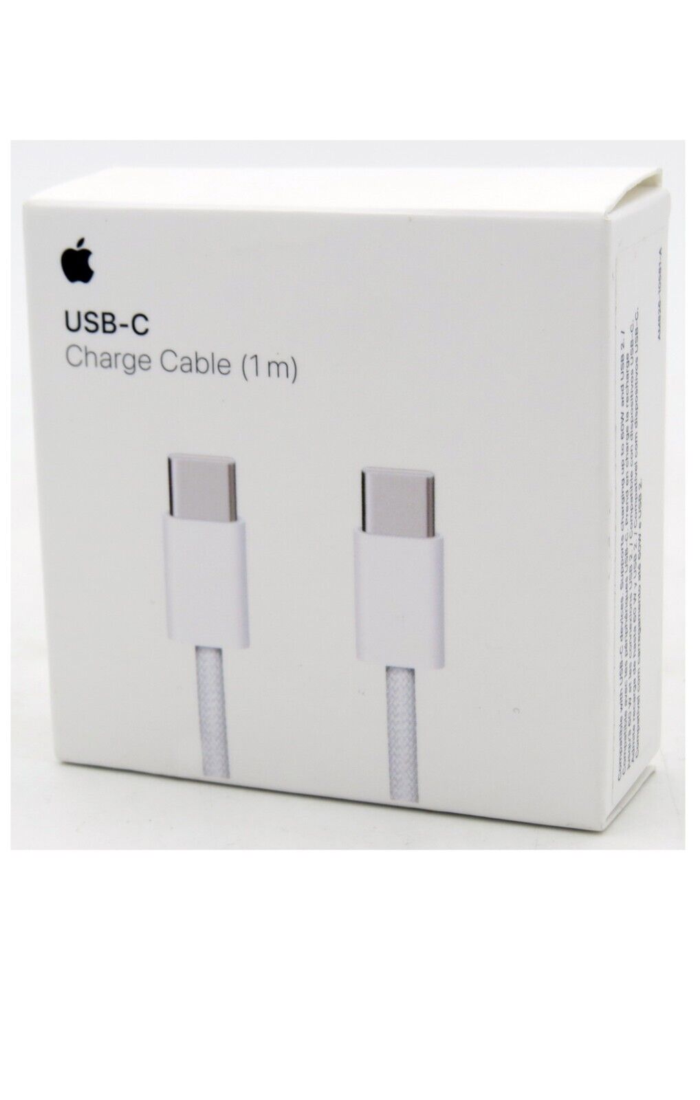 Apple USB-C Charge Cable 1M 3 FT Woven Braided MQKJ3AM/A Apple USB-C Charge Cable 1M 3 FT Woven Braided MQKJ3AM/A