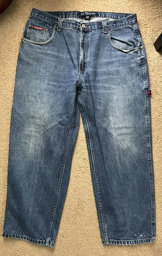 US Polo ASSN baggy carpenter jeans 40 x 30 skater hiphop grunge emo y2k | eBay US Polo ASSN baggy carpenter jeans 40 x 30 skater hiphop grunge emo y2k | eBay