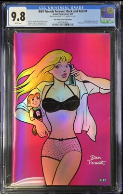 Betty & Veronica Friends Forever Rock & Roll 1 Britney Homage Foil CGC 9.8 