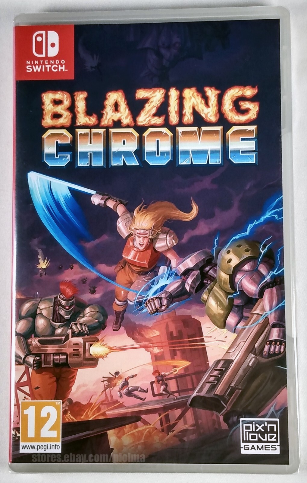 新品未開封BLAZING CHROME Nintendo Switchスイッチ Amazon.com: Blazing Chrome for Nintendo Switch (Limited Run
