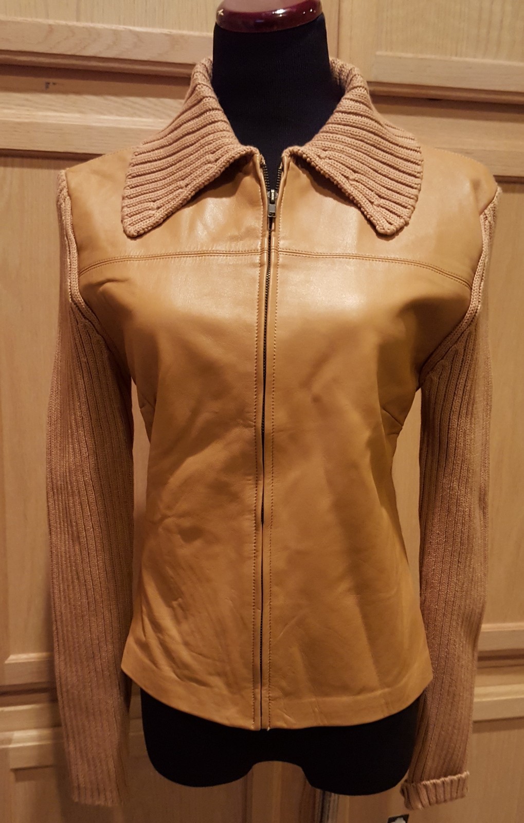 épine logo lining leather jacket ivory épine logo lining leather jacket pink | épine