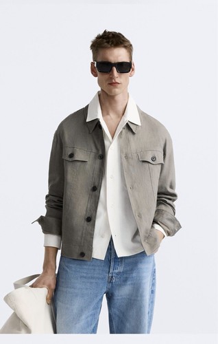 ジャケット・アウター eaphi LINEN LIKE OVER JACKET LINEN LIKE OVER JACKET