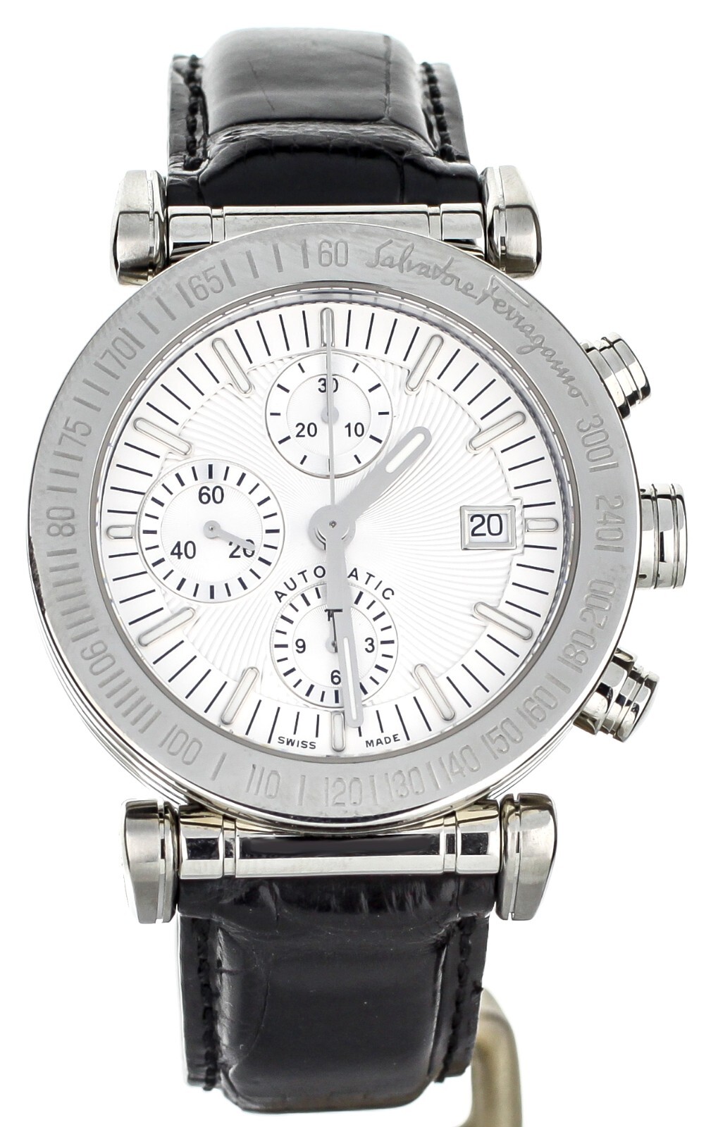 FERRAGAMO ● 牛革 Silver 両面ベルト ◇Salvatore Ferragamo◇両面 ベルト フェラガモベルト 正規品