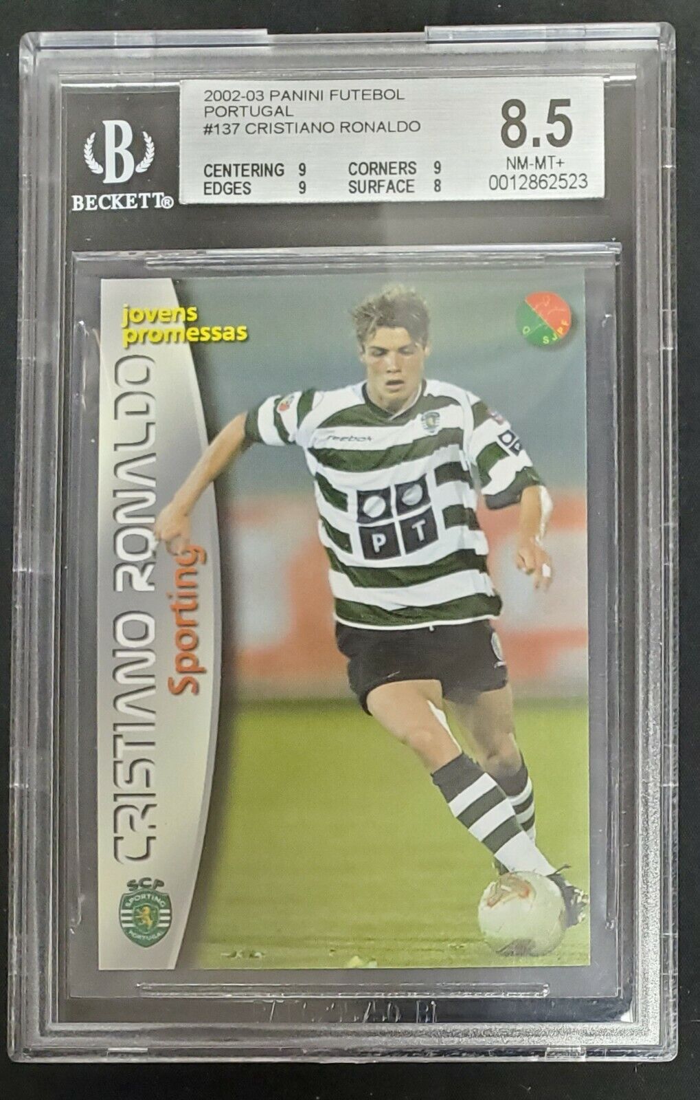 2002-03 Panini Futebol Megacraques #137 Cristiano Ronaldo 2002-03 Panini Futebol Megacraques #137 Cristiano Ronaldo