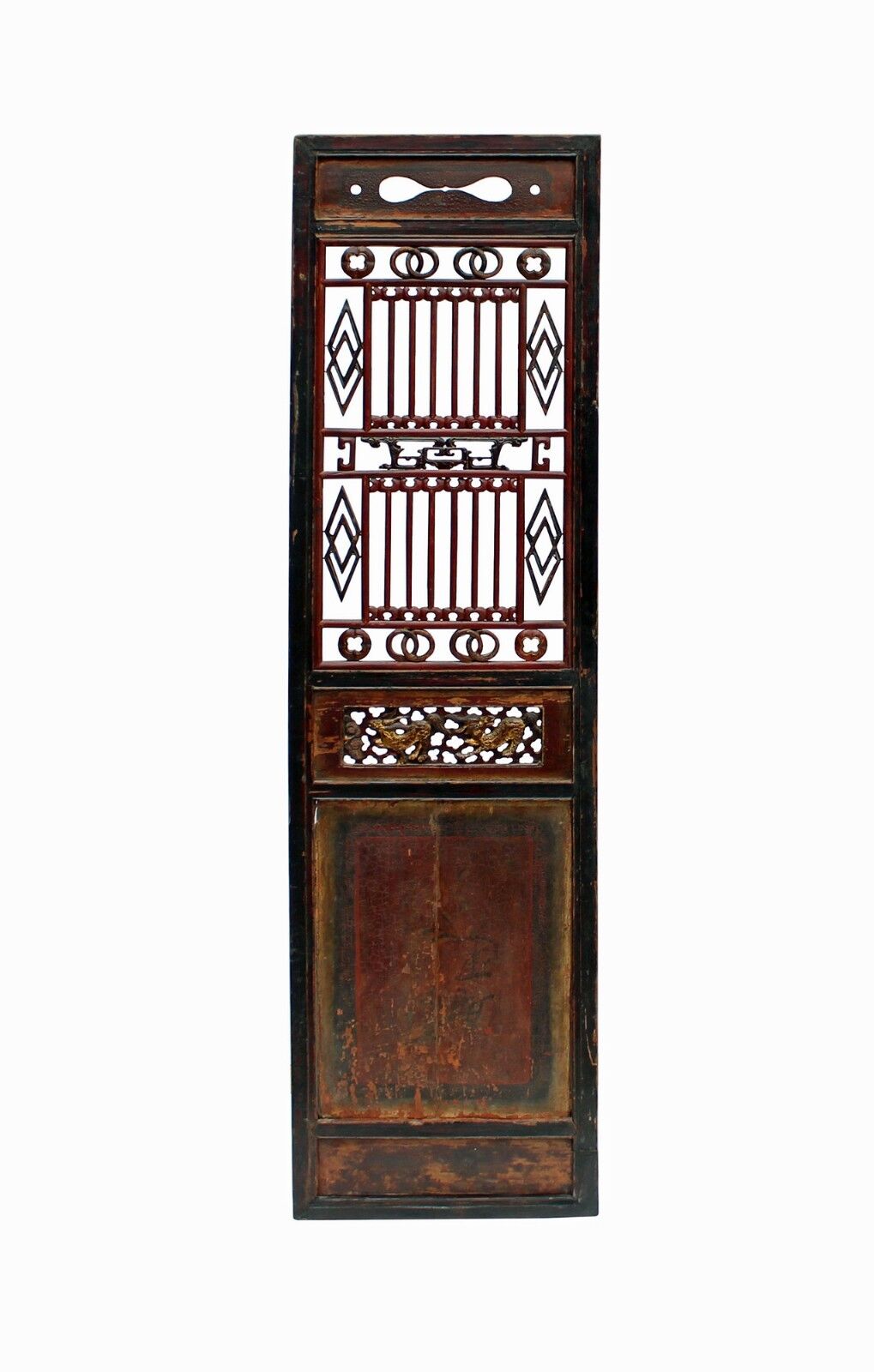 Chinese Gold Red Brown Graphic Carving Wood Decor Panel cs4046S Chinese Gold Red Brown Graphic Carving Wood Decor Panel cs4046S