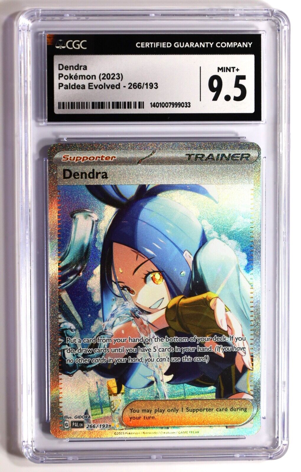 激安通販の Pokemon TCG Dendra - 266/193 Paldea Evolved Special スノーボード