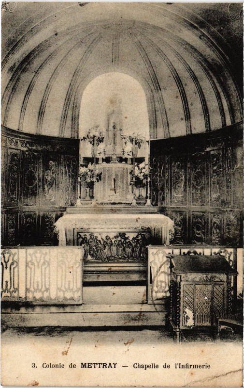 Cpa Mettray Chapelle De L'Infirmerie (1443416)