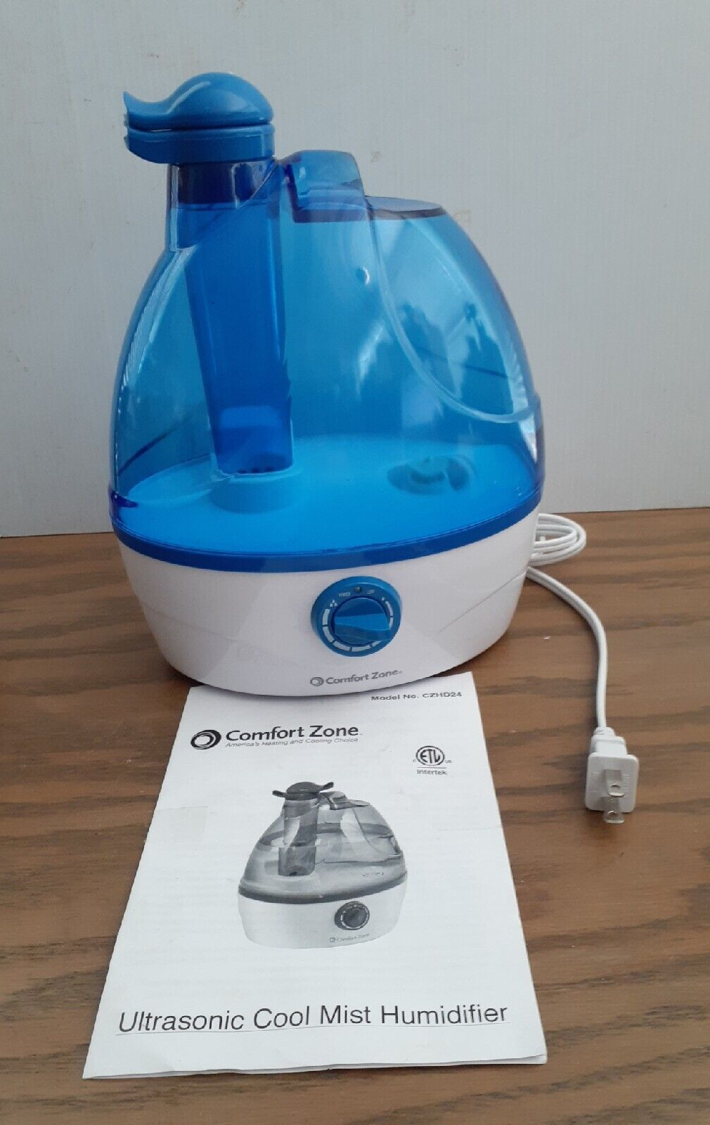 Comfort Zone CZHD24 0.6-Gallon Ultrasonic Cool Mist Humidifier