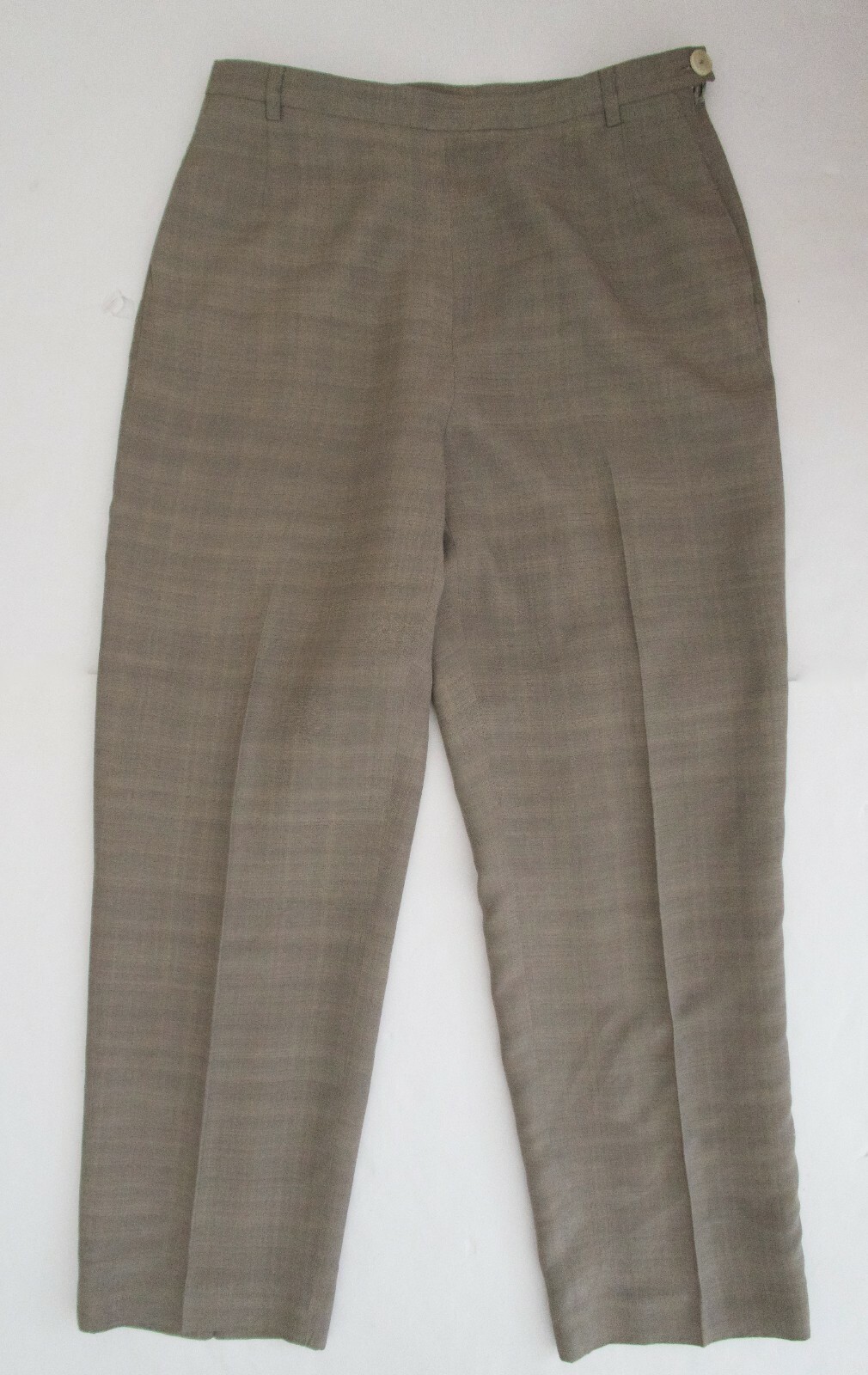 vtg 90s KENZO trouser pants F 40 US 8 side zip high rise