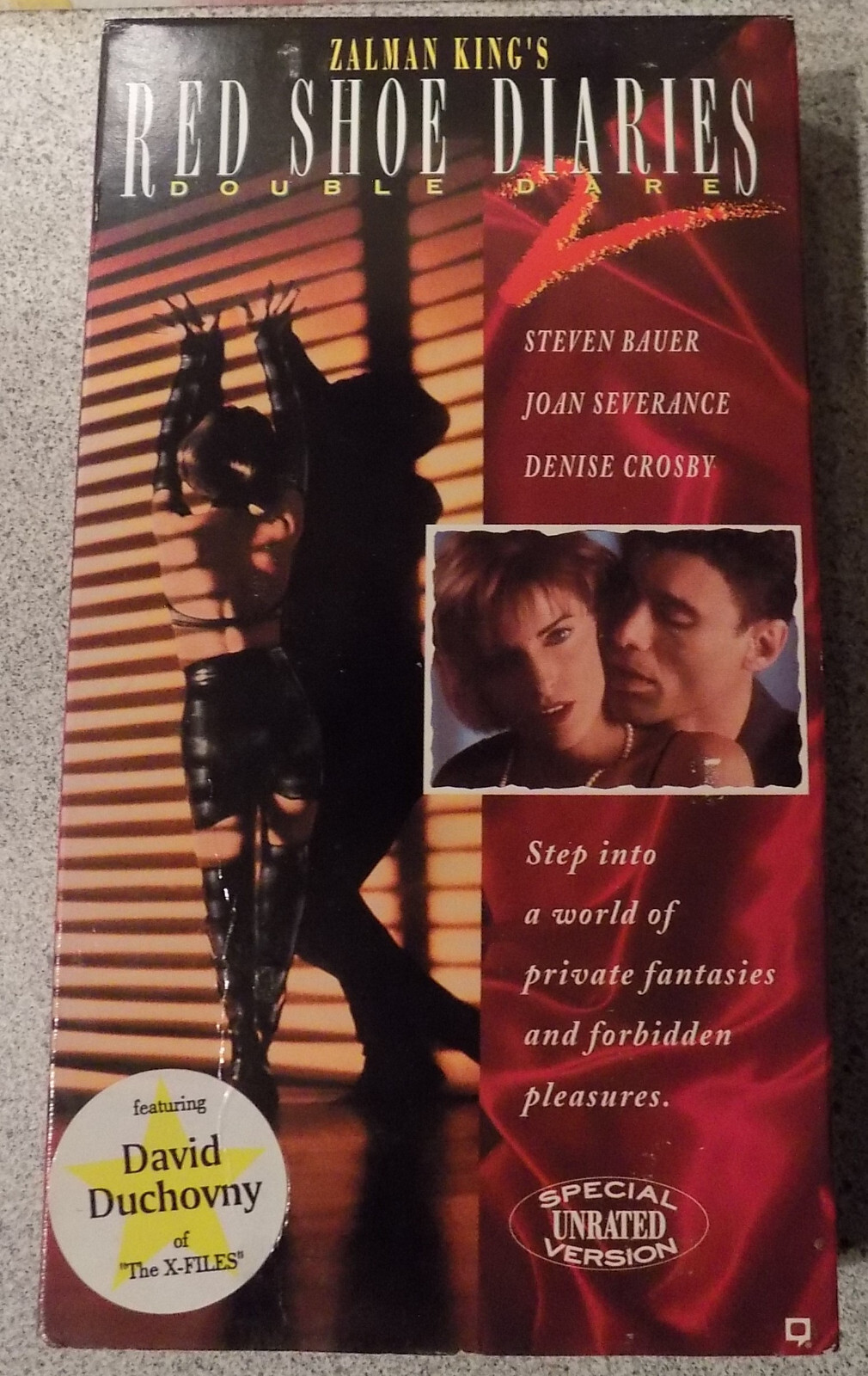 Red Shoe Diaries Double Dare 2 - Unrated VHS David Duchovny