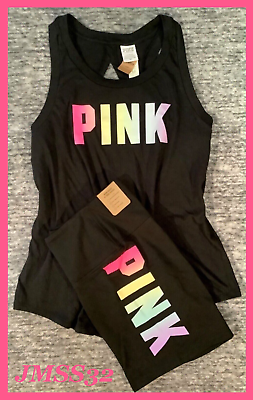 Pink bike shorts store victoria secret