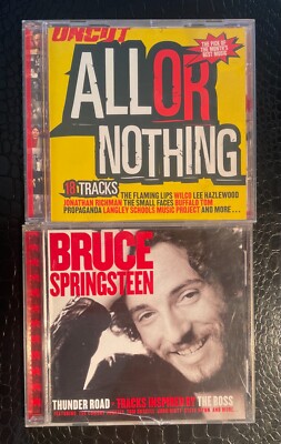 UNCUT All Or Nothing & THUNDER ROAD Tracks Inspired By The Boss DAVE ALVIN 2 CDs
