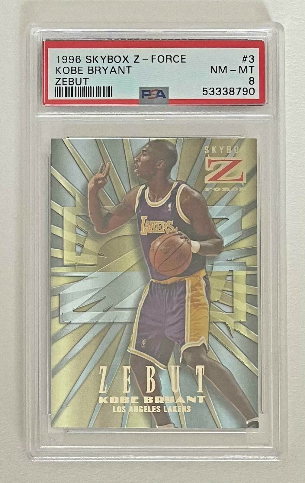 その他 1996 Skybox Z-Force Zebut Kobe #3 RC 1996-97 Skybox Z-Force ZEBUT #3 Kobe Bryant RC PSA 8 | eBay
