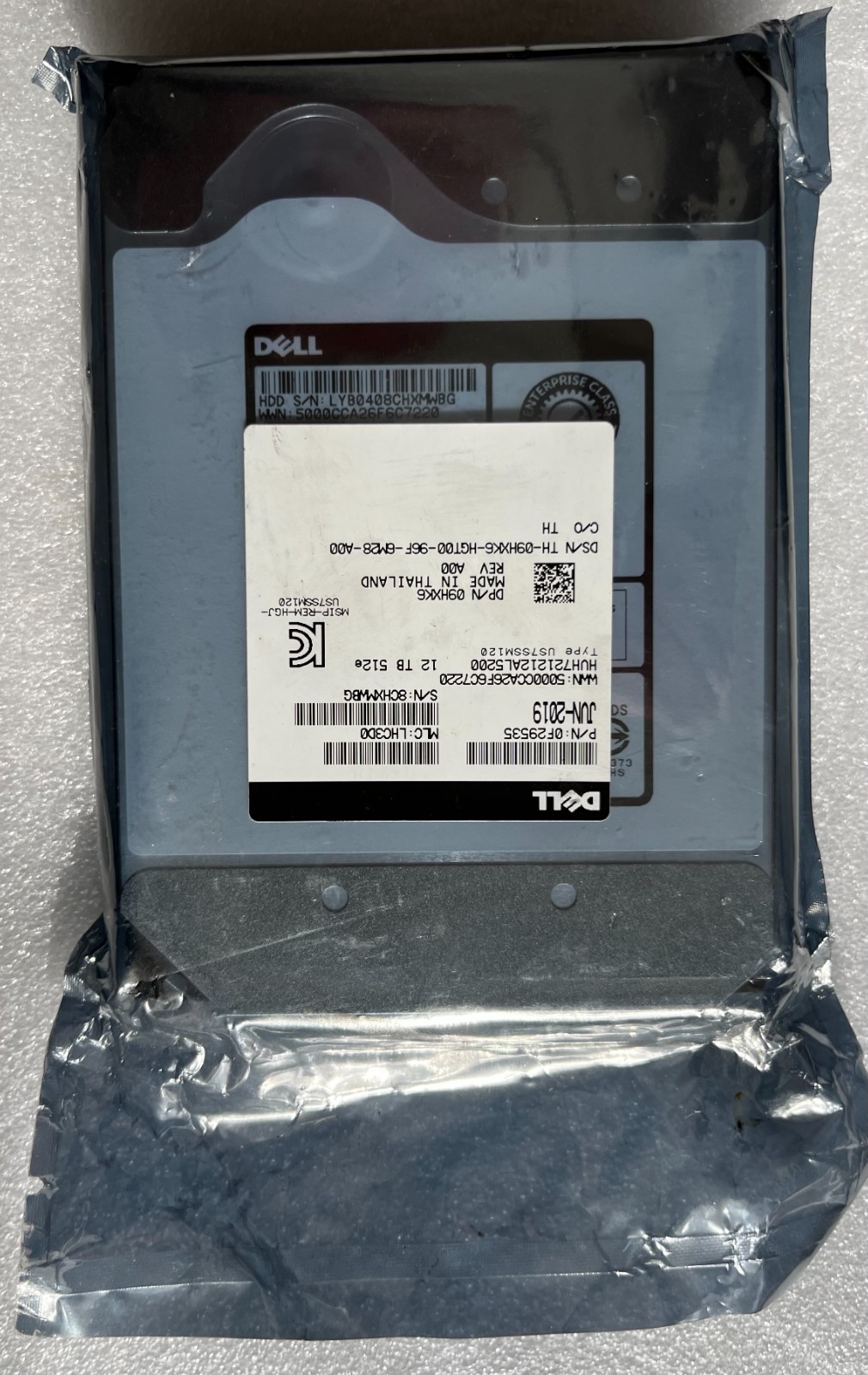 9HXK6 DELL HUH721212AL5200 GEN14 12TB 7.2K 12Gbs 3.5