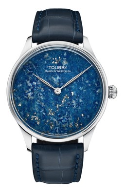 Tourby Lapis Lazuli 43 mm watch ETA Unitas 6498-2 custom made
