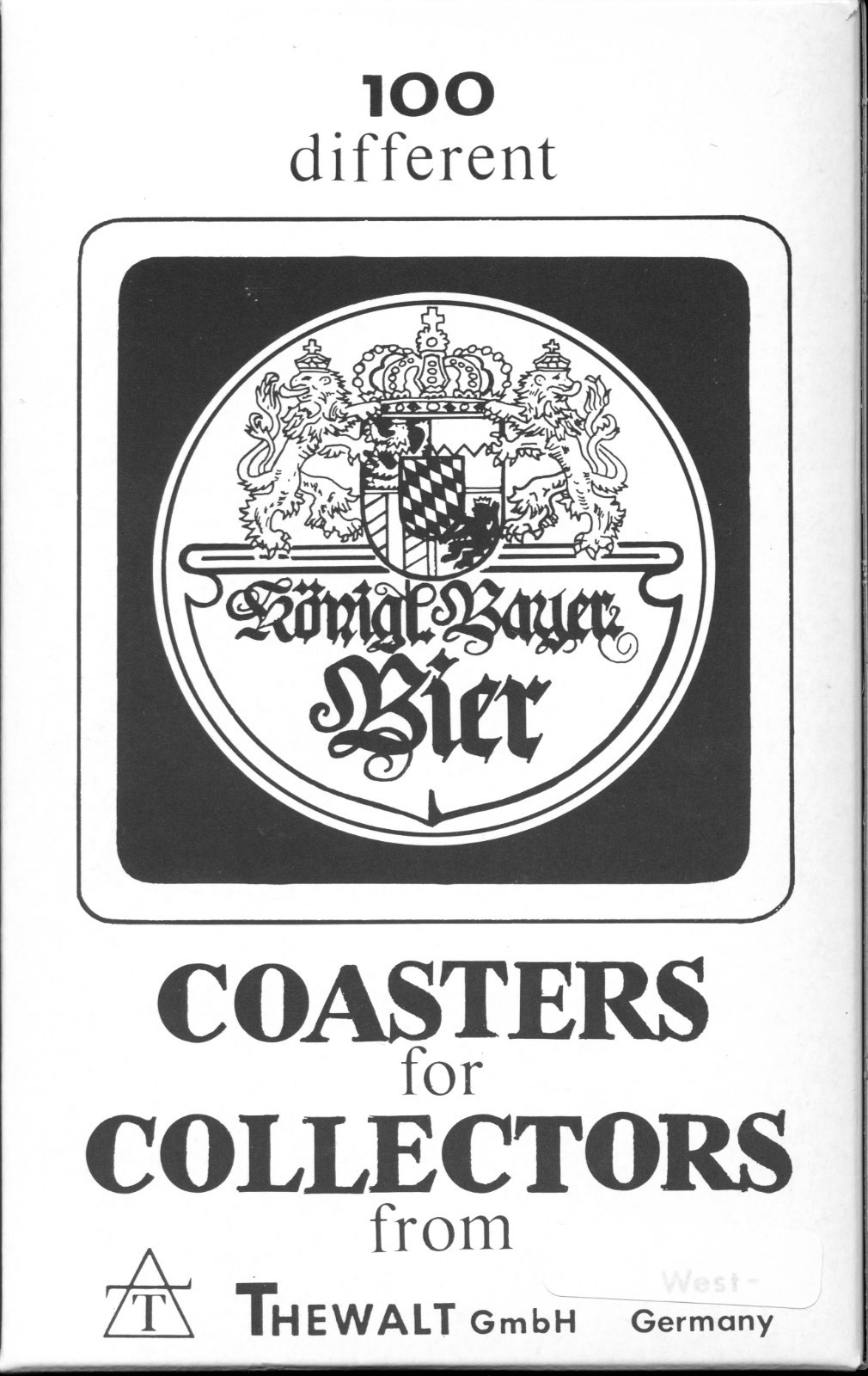 GERMAN BEER DRINKERS: Place your Mug/Stein on a Genuine German Coaster