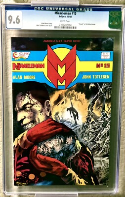 Miracleman #15 CGC 9.6 (1988) ''Death'' of Kid Miracleman Eclipse