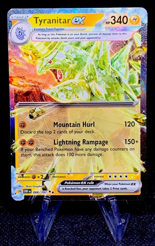 Pokemon TCG Scarlet & Violet Obsidian Flames Tyranitar ex
