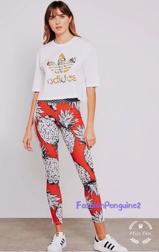adidas pineapple leggings large