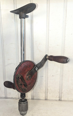 Vintage 2 Speed Goodell-Pratt Hand Drill No.0477