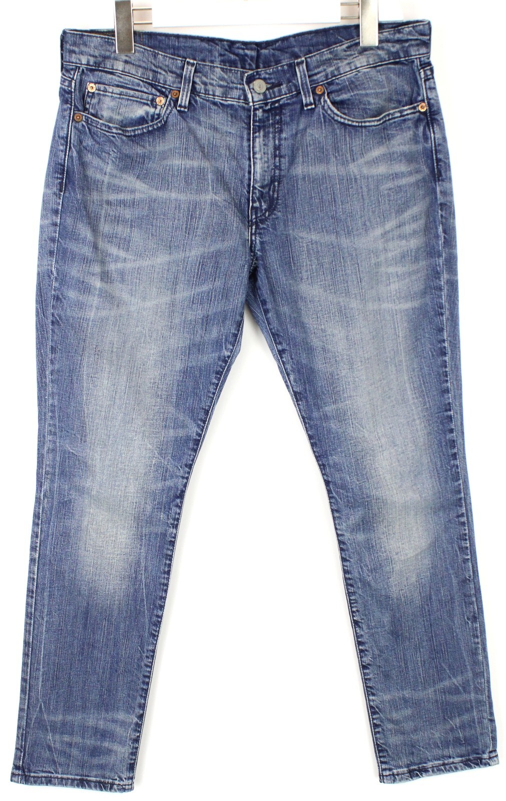 levisデニム Levi's 512 Men's Jeans W38 L28 Faded Whiskers Slim Taper Fit